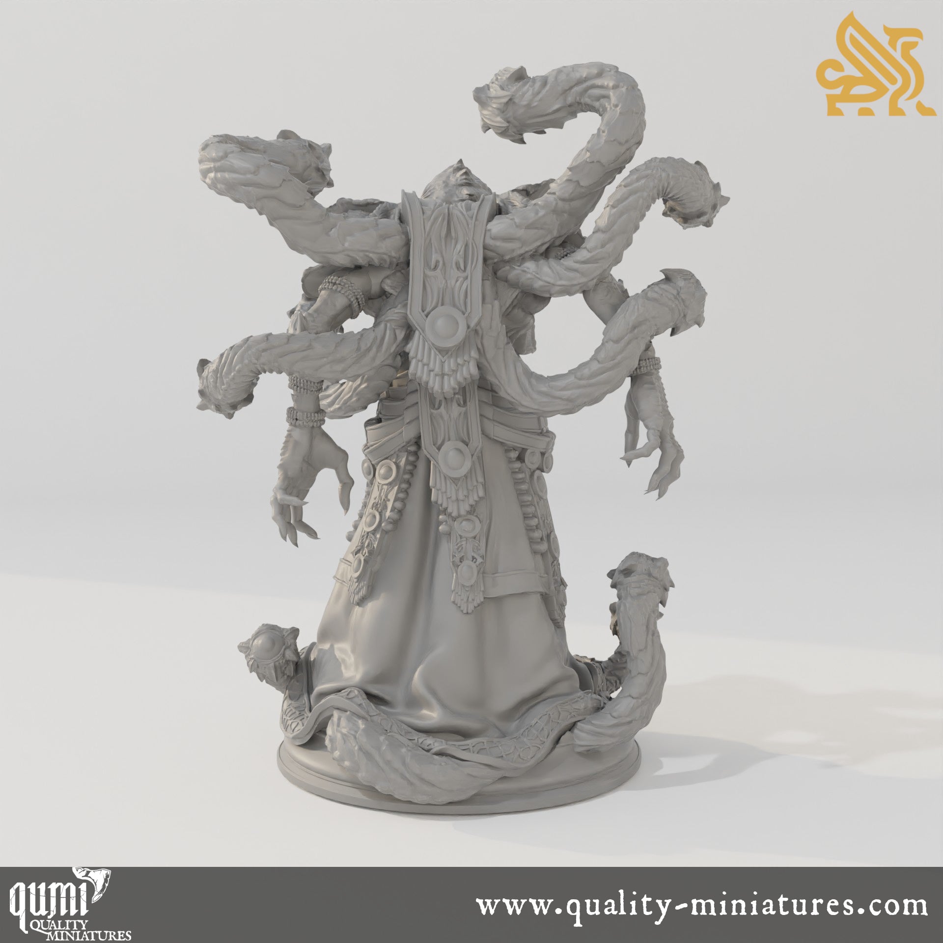 Elthakar the Reborn - 32mm Tabletop RPG Mini - Qumi - DM Stash Quality Miniatures - Qumi