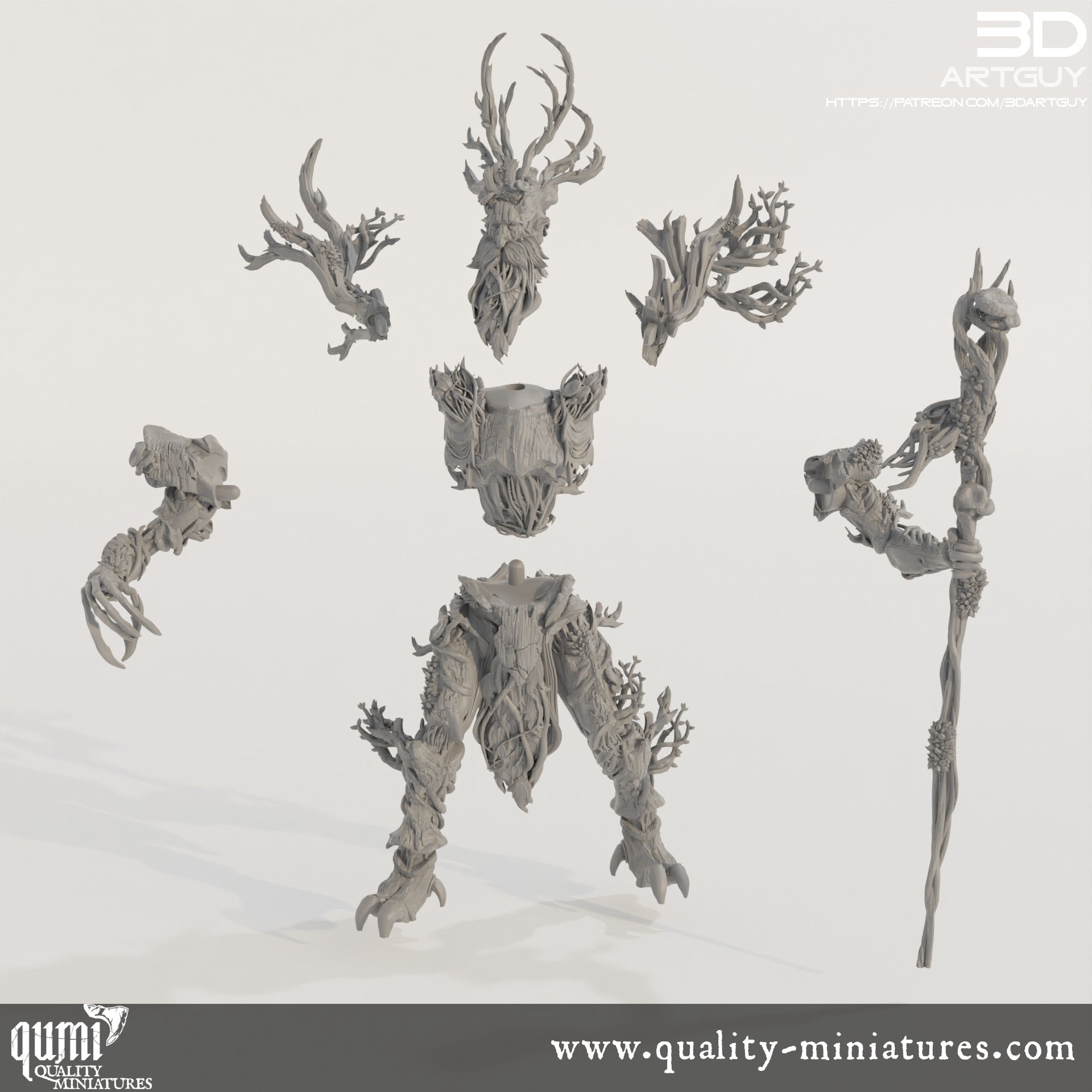 Ent - 32mm Tabletop RPG Mini - Size L - Qumi Quality Miniatures - Qumi