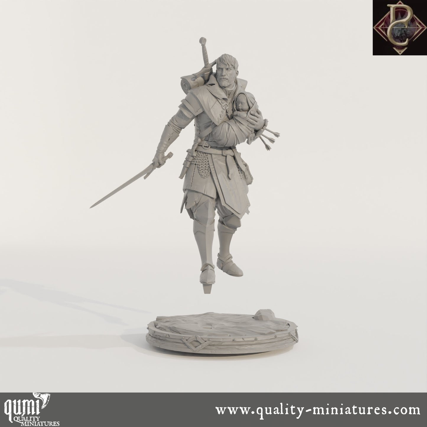 Eon - 32mm Tabletop RPG Mini - up to L Size - Qumi - Parasite Collectibles Quality Miniatures - Qumi