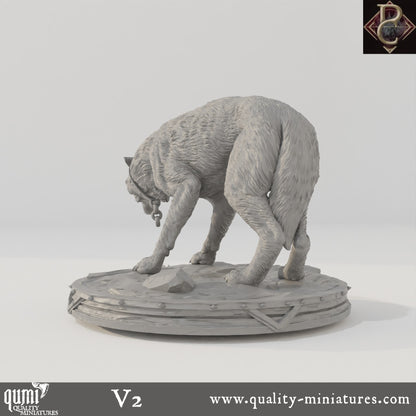 Eon and the child - 32mm Tabletop RPG Mini - Qumi - Parasite Collectibles Quality Miniatures - Qumi