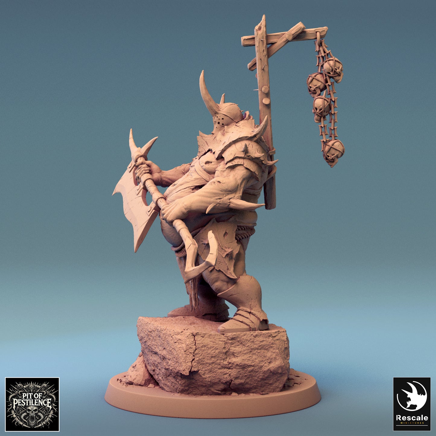 Executioner - 32mm Tabletop RPG Mini - Qumi - Rescale Miniatures