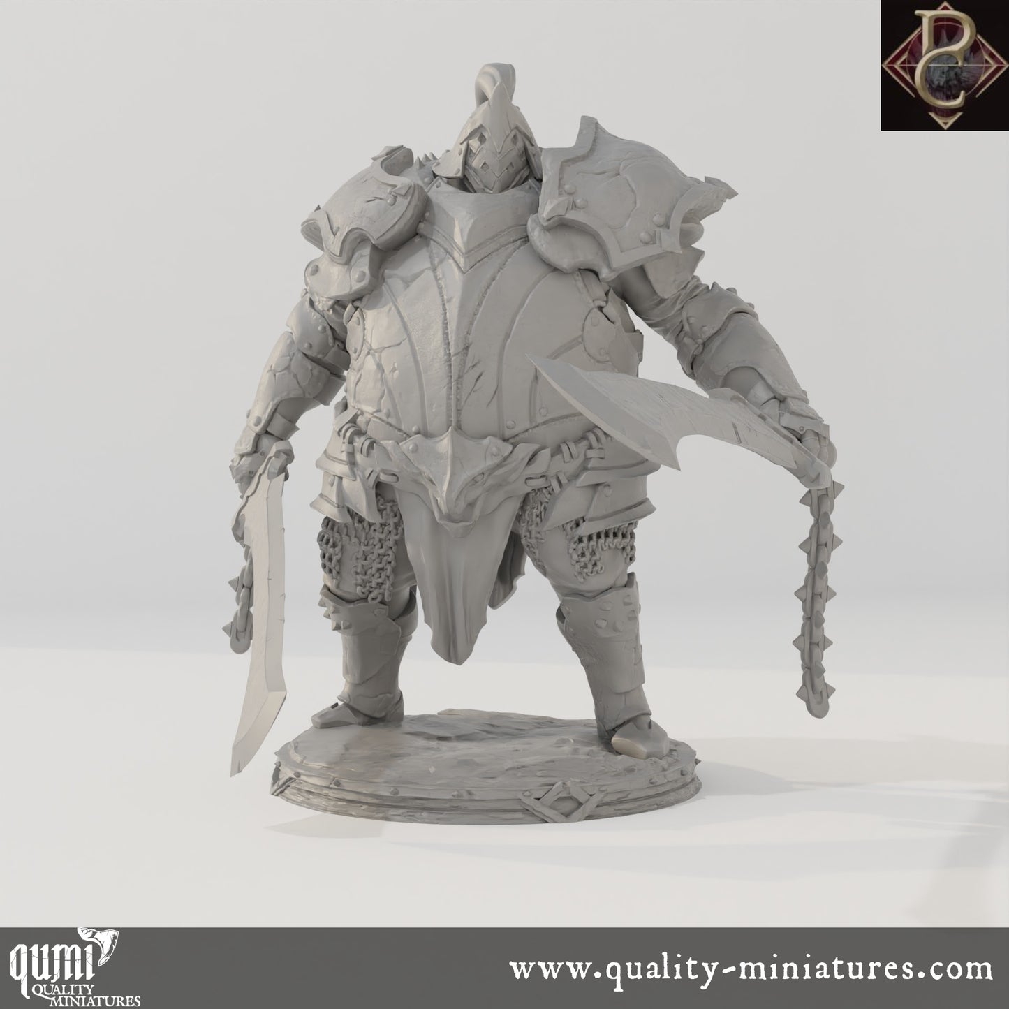 Fathon - 32mm Tabletop RPG Mini - up to XL Size - Qumi - Parasite Collectibles