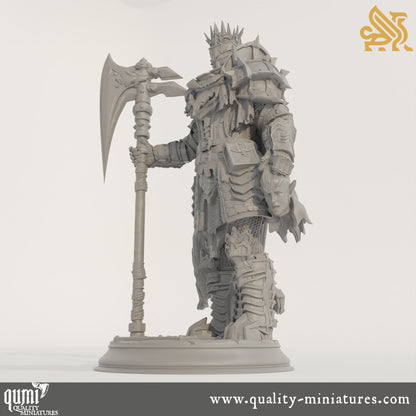 Gerhardt the Unwavering - Duke’s Executioner - 32mm 75mm Tabletop RPG Mini - Qumi - DM Stash Quality Miniatures - Qumi