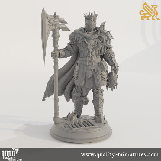 Gerhardt the Unwavering - Duke’s Executioner - 32mm 75mm Tabletop RPG Mini - Qumi - DM Stash Quality Miniatures - Qumi