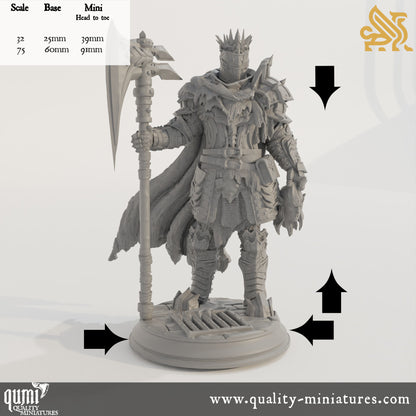 Gerhardt the Unwavering - Duke’s Executioner - 32mm 75mm Tabletop RPG Mini - Qumi - DM Stash Quality Miniatures - Qumi