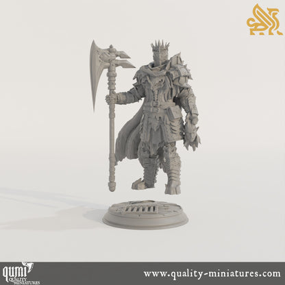 Gerhardt the Unwavering - Duke’s Executioner - 32mm 75mm Tabletop RPG Mini - Qumi - DM Stash Quality Miniatures - Qumi