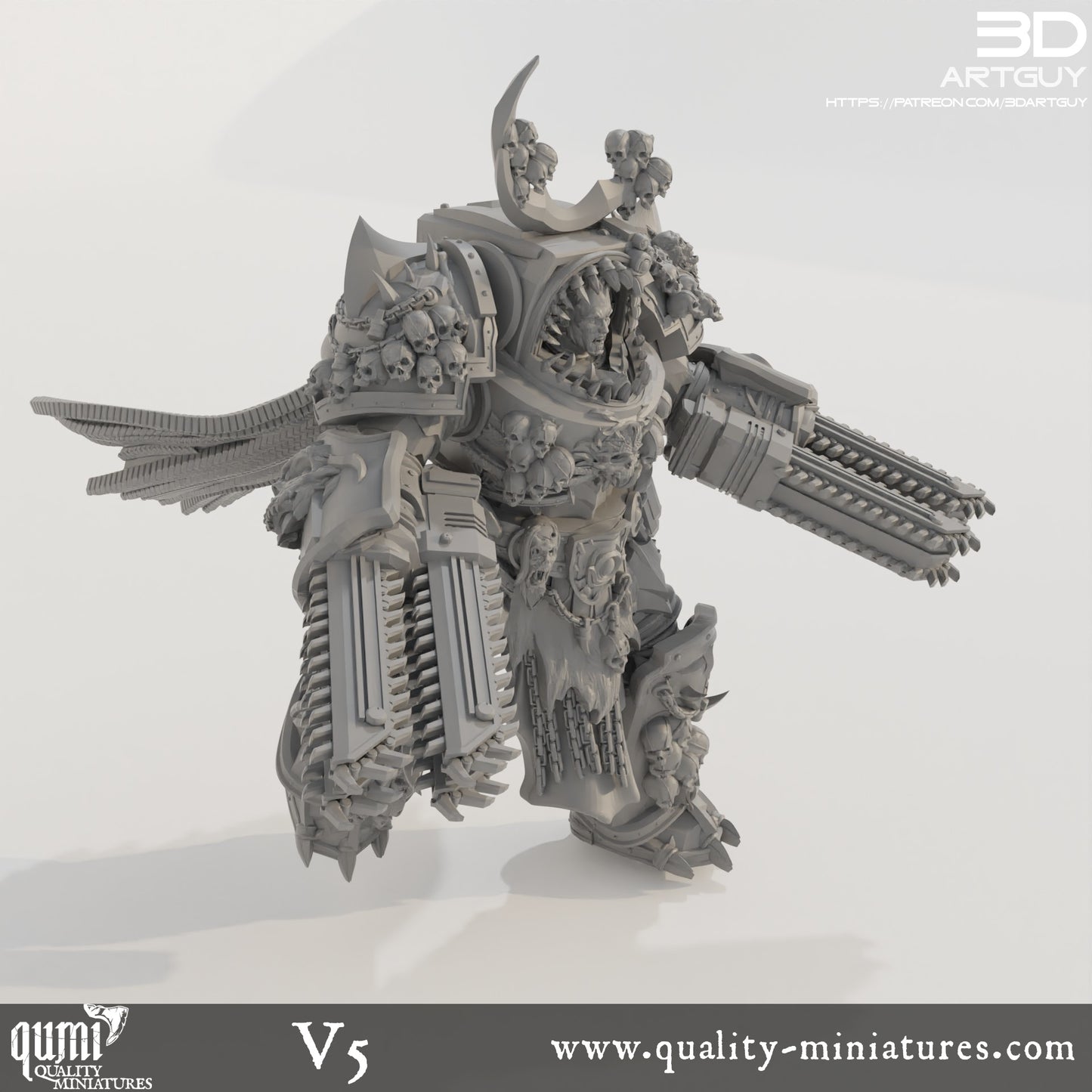 Giant Shark - 32mm Tabletop RPG Mini - Qumi Quality Miniatures - Qumi