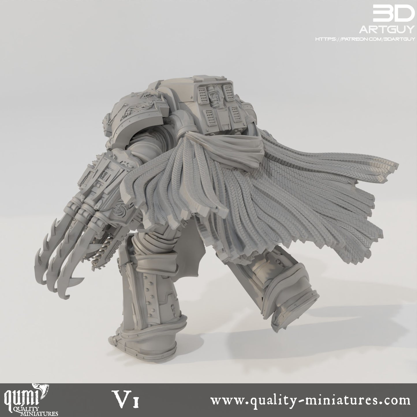 Giant Shark - 32mm Tabletop RPG Mini - Qumi Quality Miniatures - Qumi