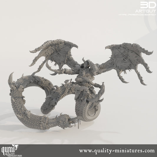 Giant Snake Hedonist - 32mm Tabletop RPG Mini - Qumi Quality Miniatures - Qumi