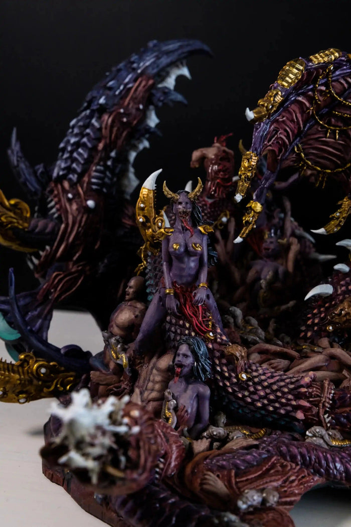 Giant Snake Hedonist Diorama - designed by 3D ArtGuy