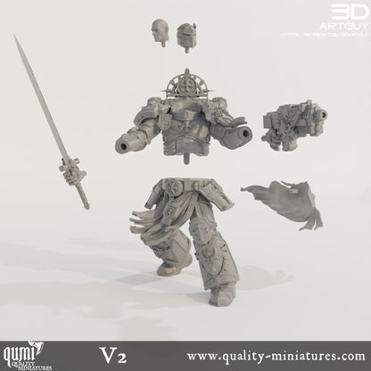 Goat - 32mm Tabletop RPG Mini - Qumi - 3D ArtGuy Quality Miniatures - Qumi