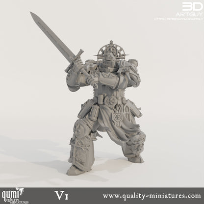 Goat - 32mm Tabletop RPG Mini - Qumi - 3D ArtGuy Quality Miniatures - Qumi