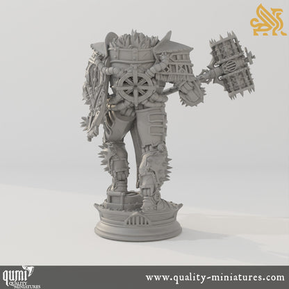 Hadrian - The Iron Colossal - 32mm 75mm Tabletop RPG Mini - Qumi - DM Stash Quality Miniatures - Qumi