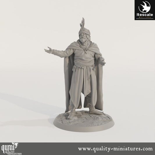 Haggle Lord - Dinotopia - 32mm Tabletop RPG Mini - Qumi - Rescale Miniatures Quality Miniatures - Qumi