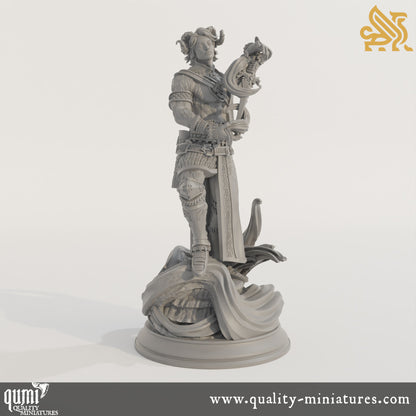 Heron of Daronai - 32mm 75mm Tabletop RPG Mini - Qumi - DM Stash Quality Miniatures - Qumi