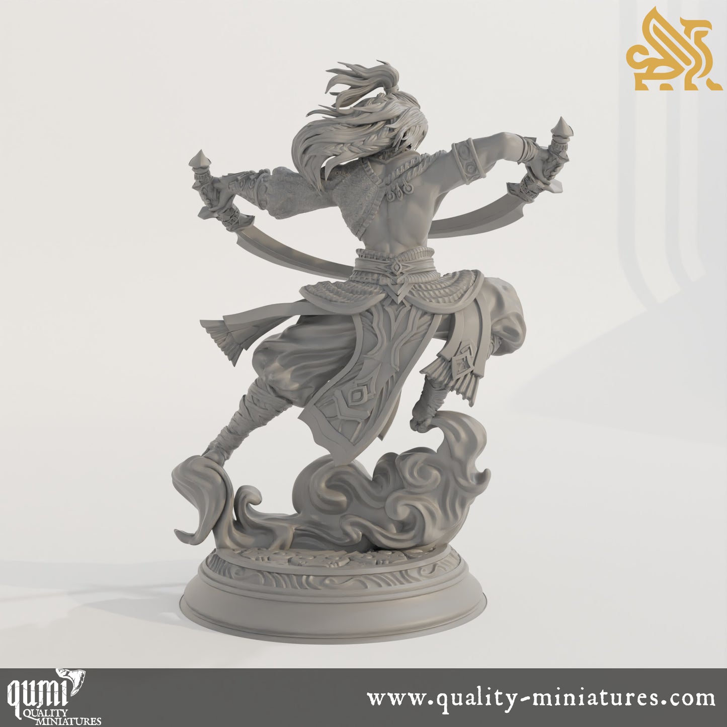 Hudin the Summer Breeze - 32mm 75mm Tabletop RPG Mini - Qumi - DM Stash