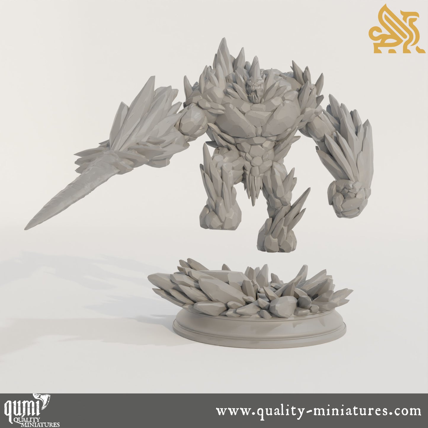 Elemental Golems - 32mm Tabletop RPG Mini - Qumi - DM Stash