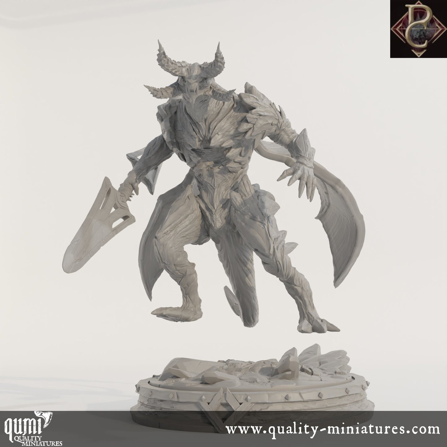 Irgren, Azghorath's will - 32mm Tabletop RPG Mini - up to XL Size - Qumi - Parasite Collectibles Quality Miniatures - Qumi