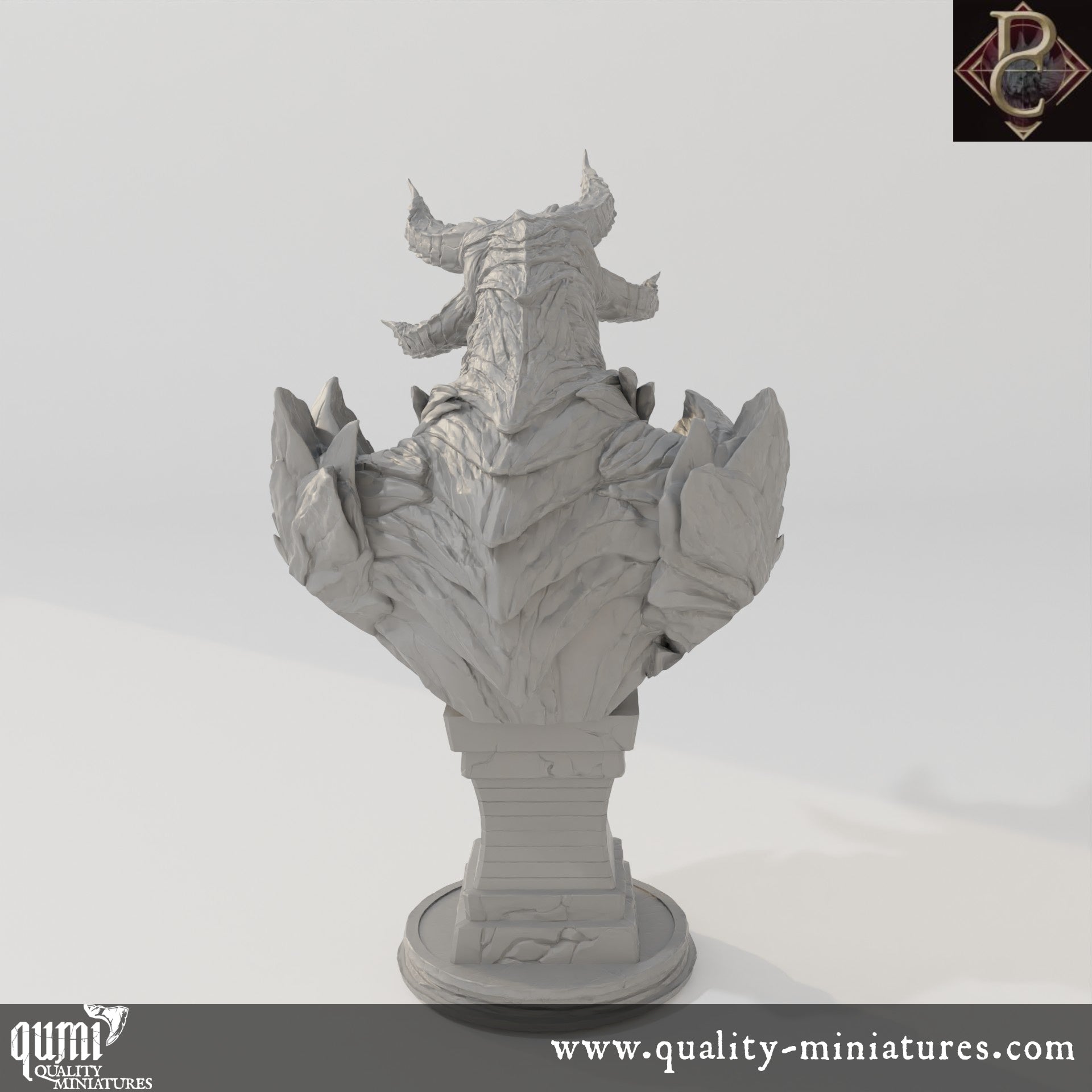 Irgren Bust - 32mm Tabletop RPG Mini - Qumi - Parasite Collectibles Quality Miniatures - Qumi