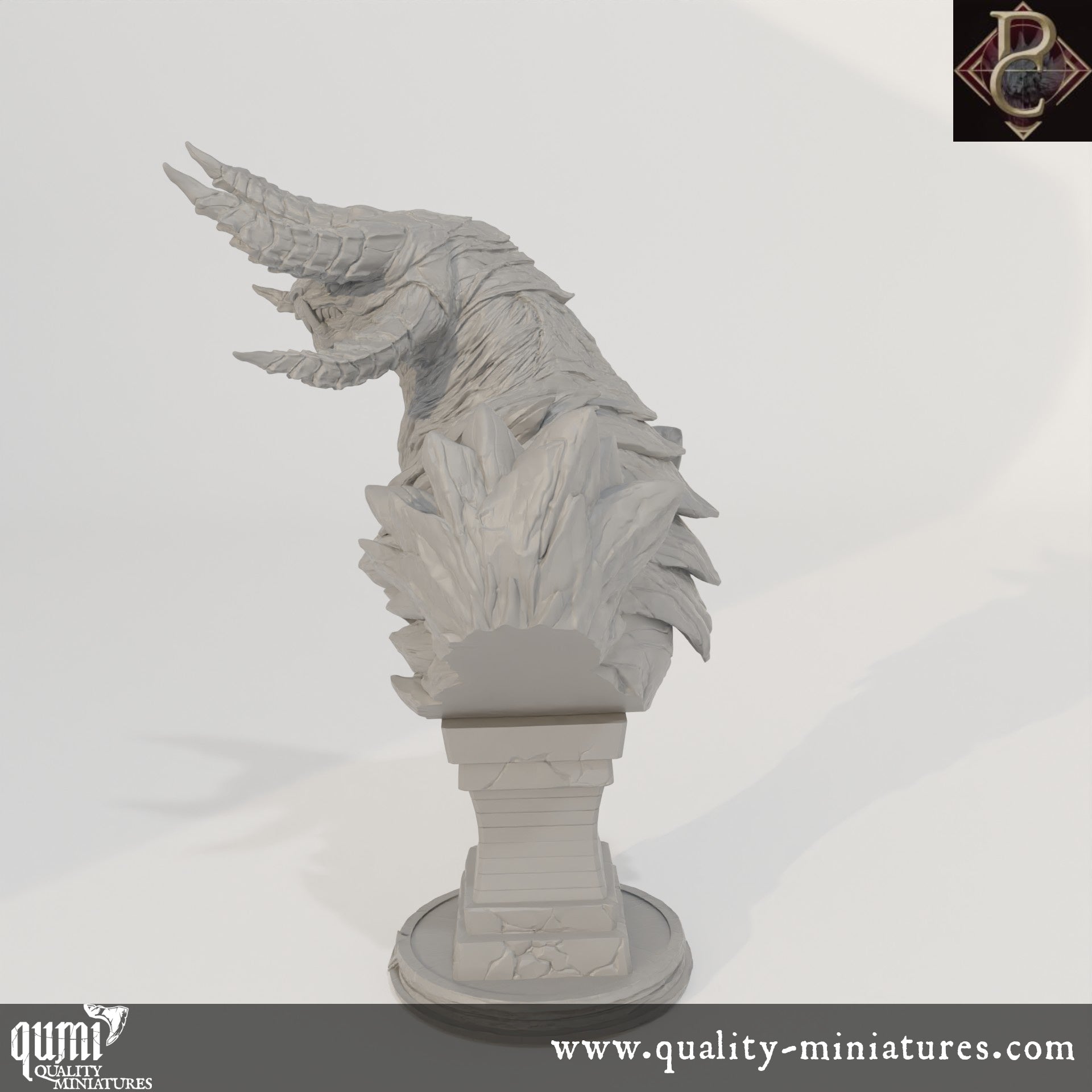 Irgren Bust - 32mm Tabletop RPG Mini - Qumi - Parasite Collectibles Quality Miniatures - Qumi