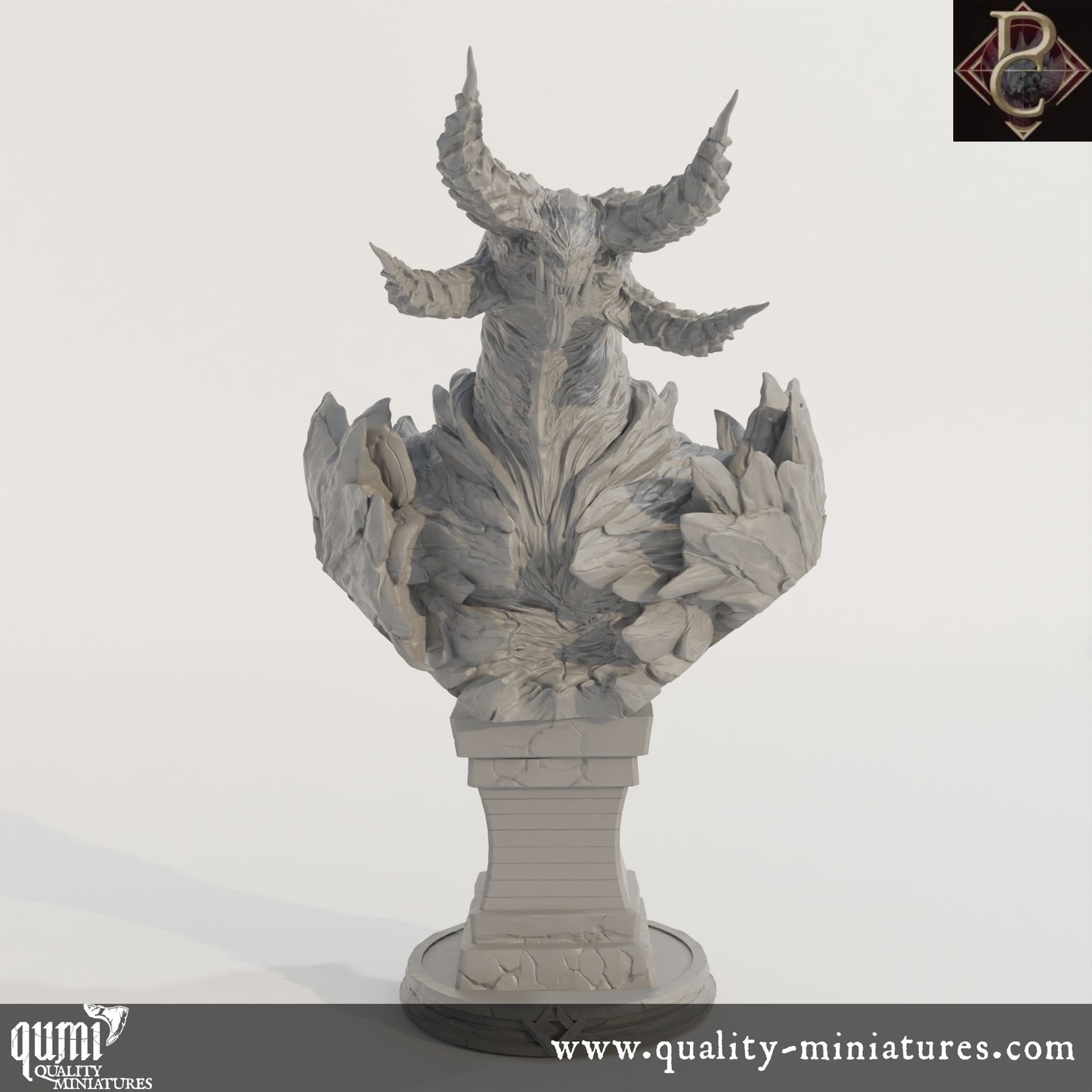 Irgren Bust - 32mm Tabletop RPG Mini - Qumi - Parasite Collectibles Quality Miniatures - Qumi