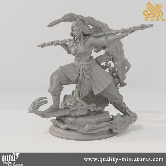 Kitarlia die Aufgestiegene Inkarnation - 32mm 75mm Tabletop RPG Mini - Qumi - DM Stash