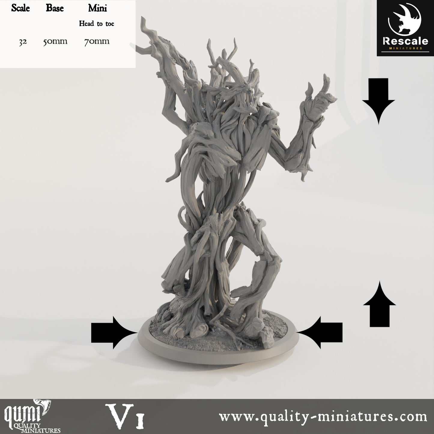 Lignar - 32mm Tabletop RPG Mini - Qumi - Rescale Miniatures Quality Miniatures - Qumi