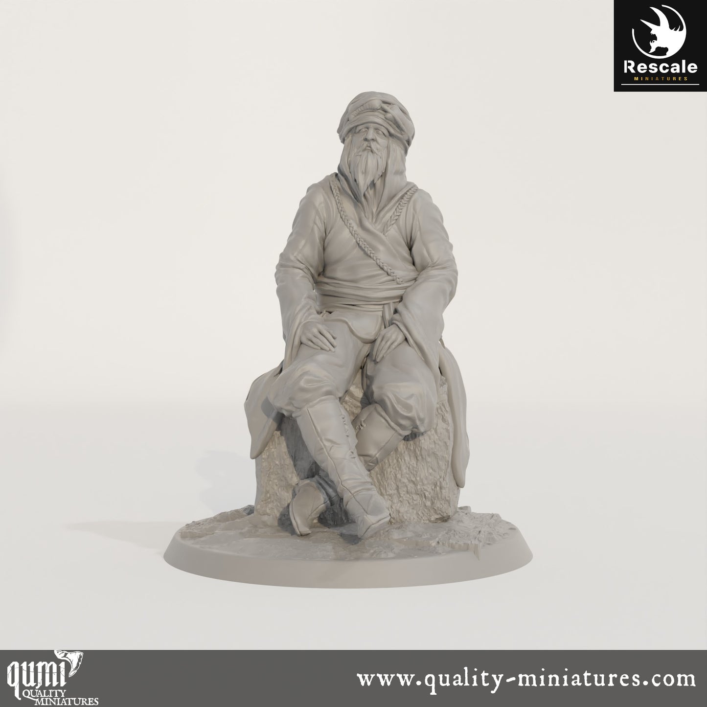 Look Elder - Dinotopia - 32mm Tabletop RPG Mini - Qumi - Rescale Miniatures Quality Miniatures - Qumi