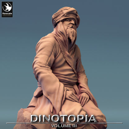 Look Elder - Dinotopia - 32mm Tabletop RPG Mini - Qumi - Rescale Miniatures Quality Miniatures - Qumi