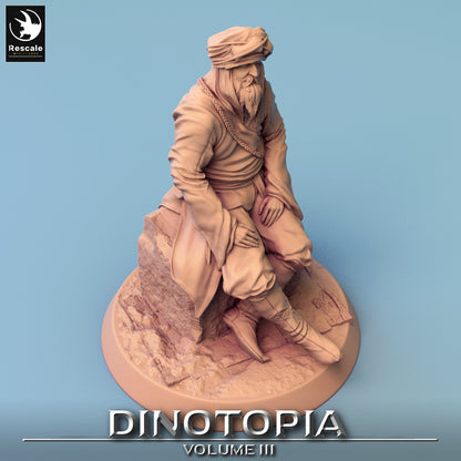 Look Elder - Dinotopia - 32mm Tabletop RPG Mini - Qumi - Rescale Miniatures Quality Miniatures - Qumi