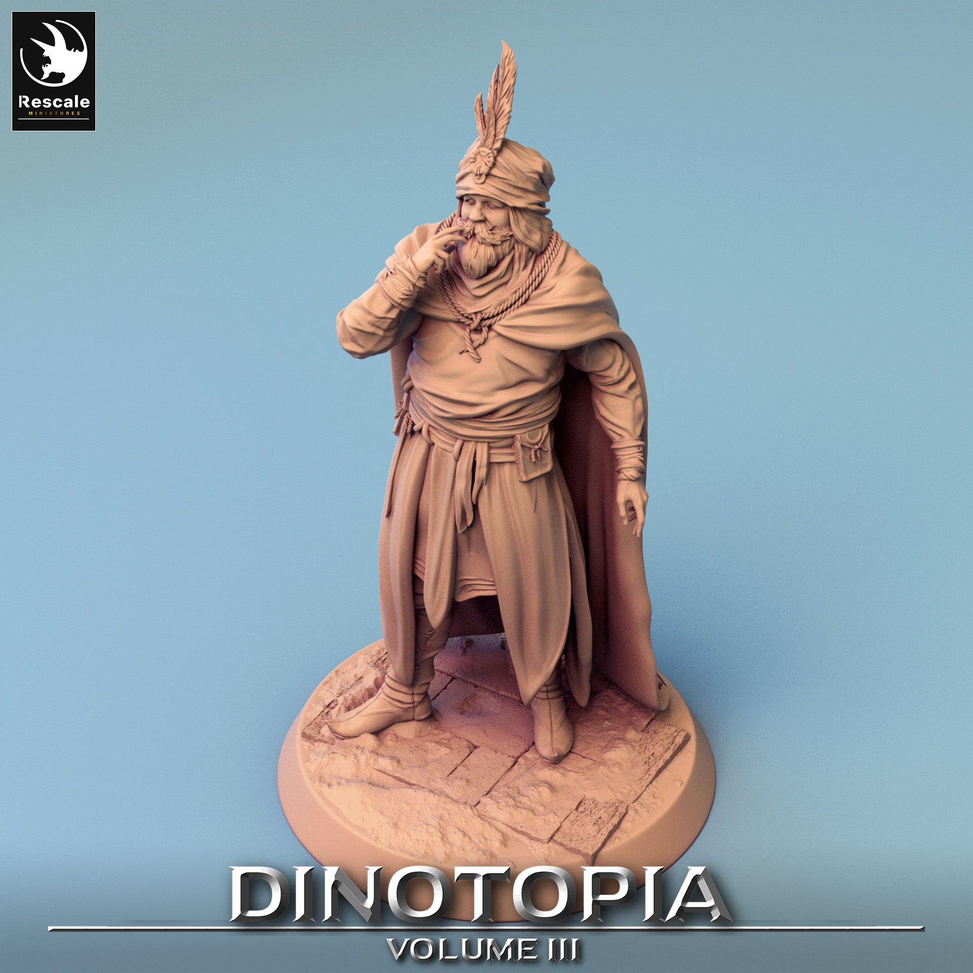 Look Lord - Dinotopia - 32mm Tabletop RPG Mini - Qumi - Rescale Miniatures Quality Miniatures - Qumi