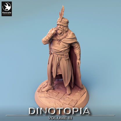 Look Lord - Dinotopia - 32mm Tabletop RPG Mini - Qumi - Rescale Miniatures Quality Miniatures - Qumi