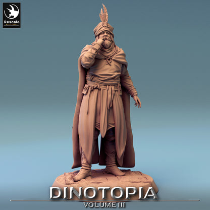 Look Lord - Dinotopia - 32mm Tabletop RPG Mini - Qumi - Rescale Miniatures Quality Miniatures - Qumi