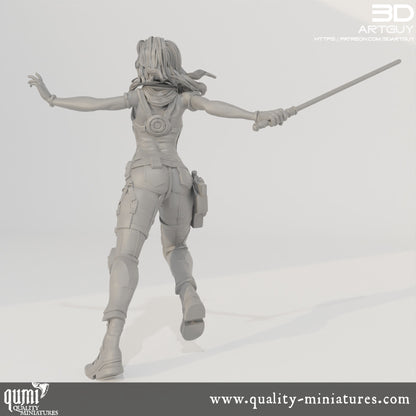 Maria Jacob - 32mm Tabletop RPG Mini - Qumi Quality Miniatures - Qumi