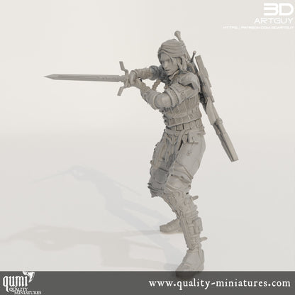 Monster Hunter - 32mm Tabletop RPG Mini - Qumi Quality Miniatures - Qumi