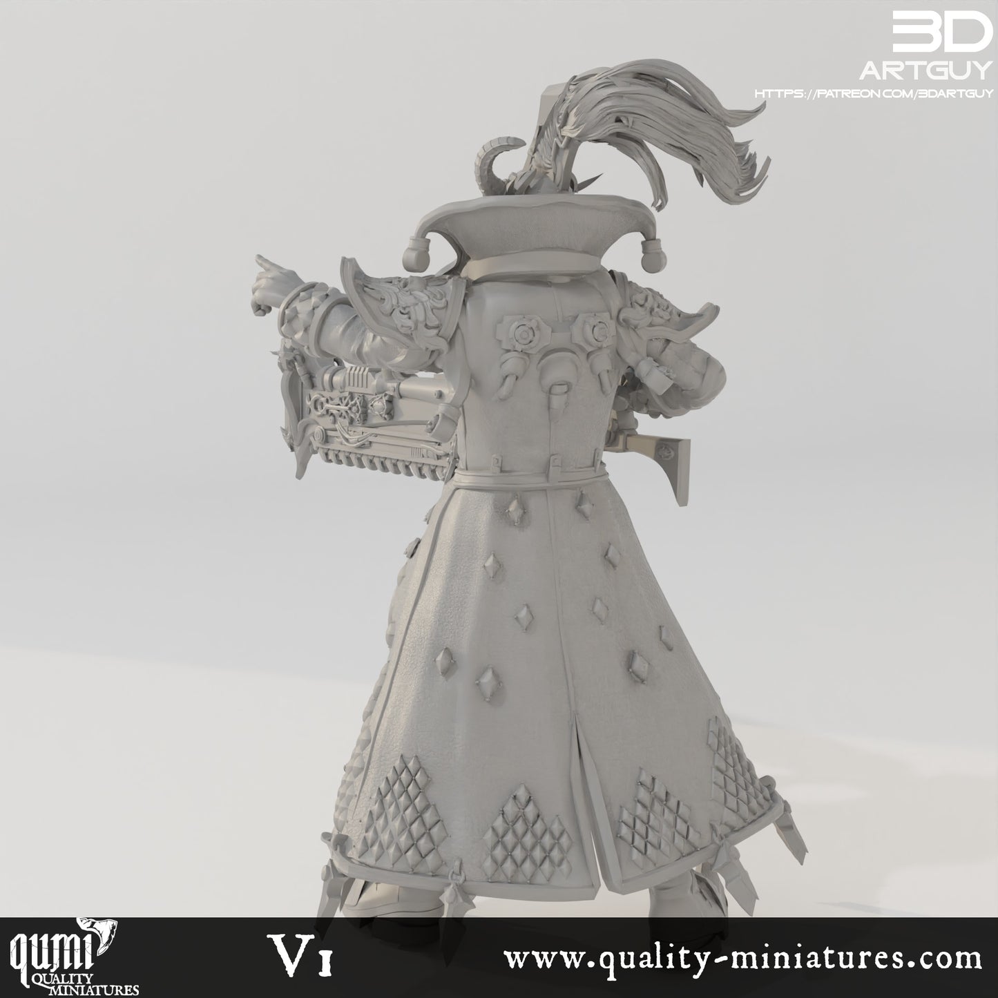 Murder Clown - 32mm Tabletop RPG Mini - Qumi Quality Miniatures - Qumi