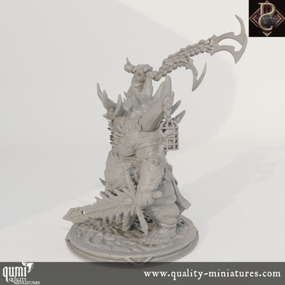 Necrotic - 32mm Tabletop RPG Mini - Size M - Qumi Quality Miniatures - Qumi