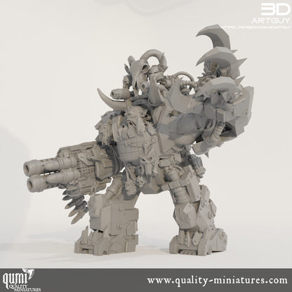 Orc King - 32mm Tabletop RPG Mini - Qumi Quality Miniatures - Qumi