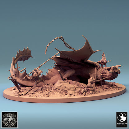 Brass Dragon - 32mm Tabletop RPG Mini - Qumi - Rescale Miniatures