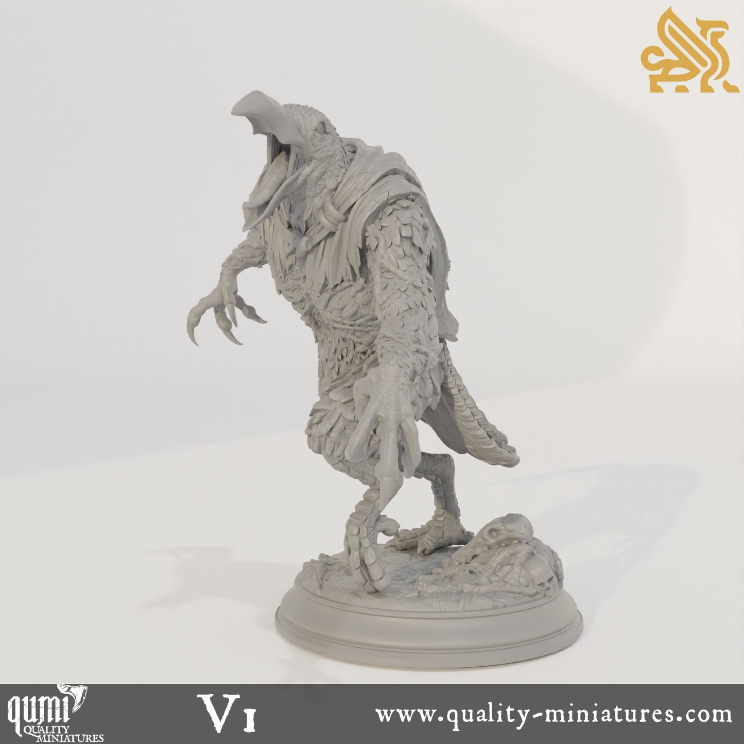 Ravenous Crows - Corvid Abominations - 32mm 75mm Tabletop RPG Mini - Qumi - DM Stash Quality Miniatures - Qumi