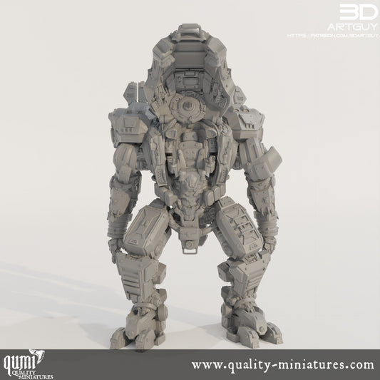 Robot - 32mm Tabletop RPG Mini - Size L - Qumi Quality Miniatures - Qumi