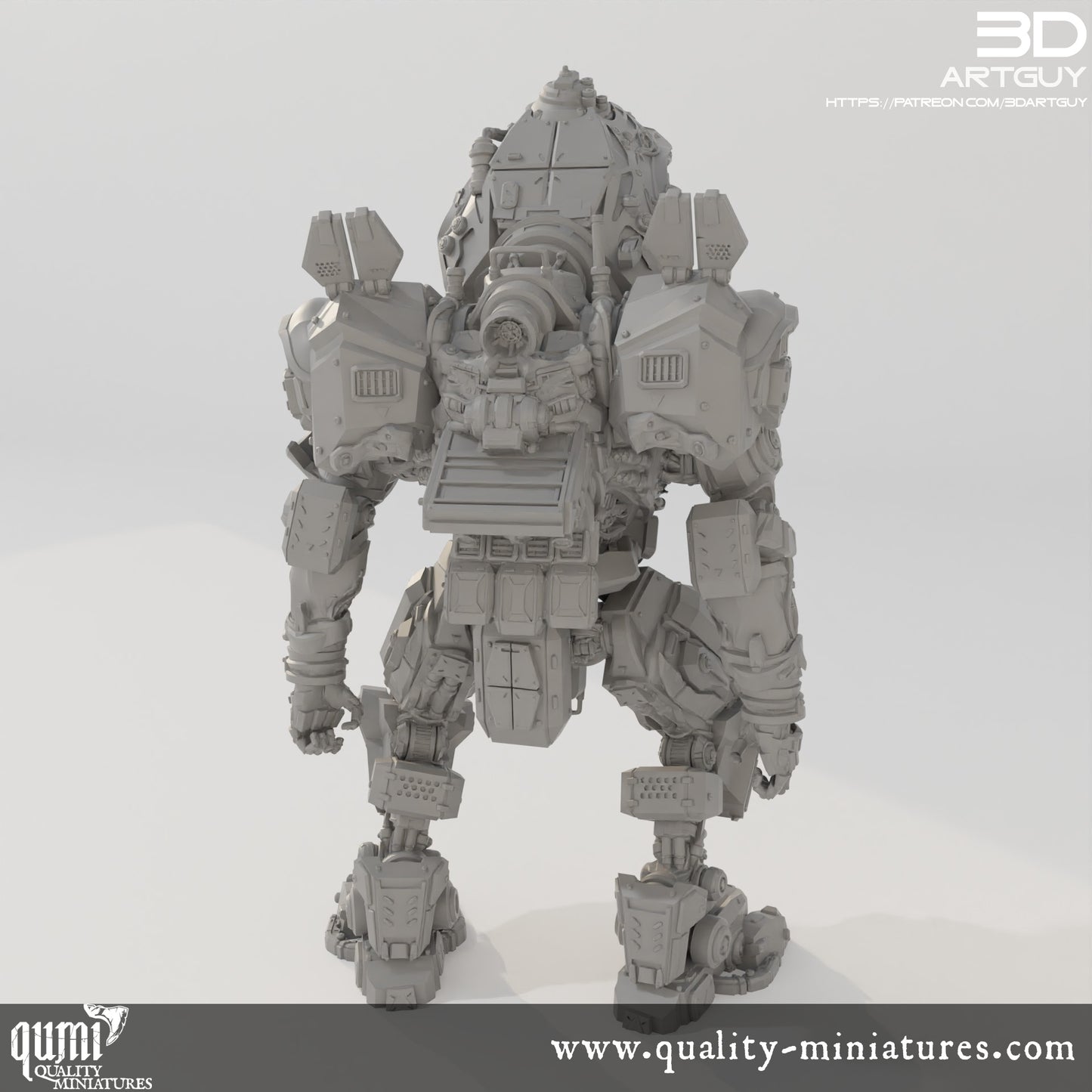 Robot - 32mm Tabletop RPG Mini - Size L - Qumi Quality Miniatures - Qumi