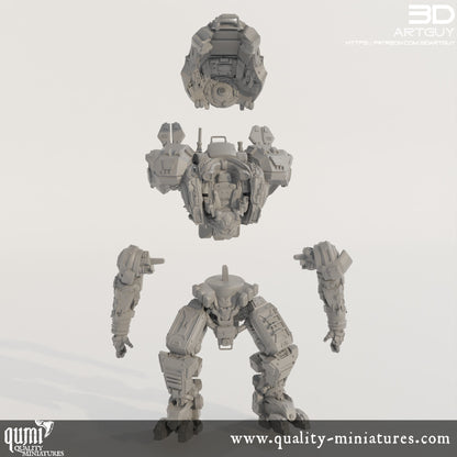 Robot - 32mm Tabletop RPG Mini - Size L - Qumi Quality Miniatures - Qumi