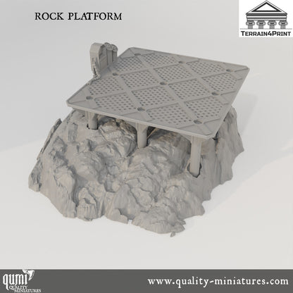 Rocks and Bunkers - Resin Print - Tabletop RPG Terrain - Terrain4Print - Qumi Quality Miniatures - Qumi