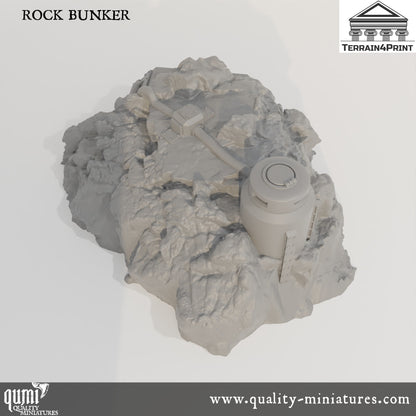 Rocks and Bunkers - Resin Print - Tabletop RPG Terrain - Terrain4Print - Qumi Quality Miniatures - Qumi