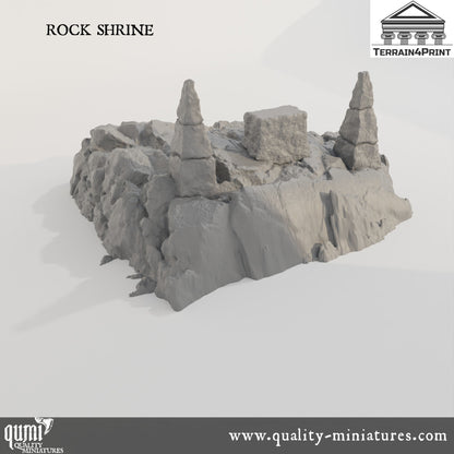 Rocks and Bunkers - Resin Print - Tabletop RPG Terrain - Terrain4Print - Qumi Quality Miniatures - Qumi