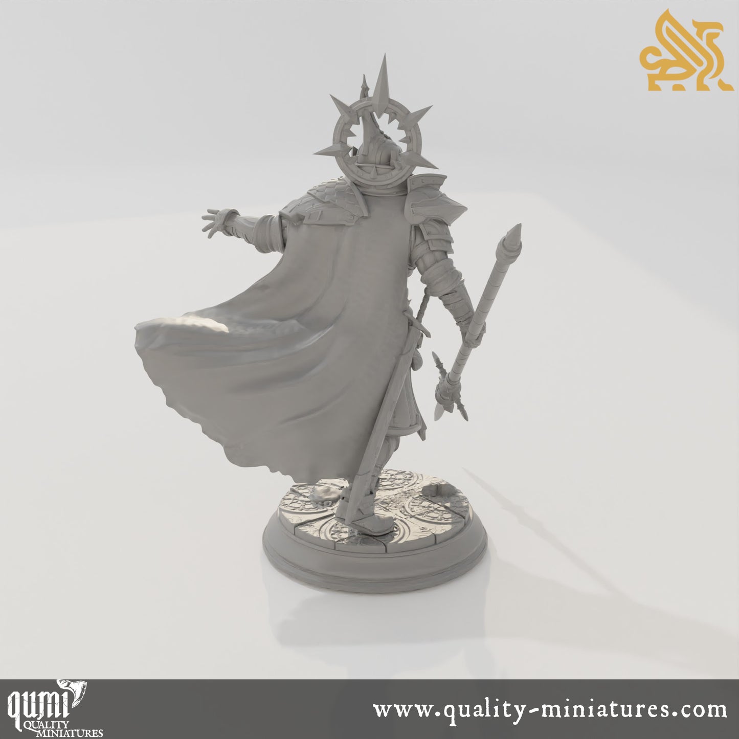 Roland the Dutiful - Duke’s Bodyguard - 32mm 75mm Tabletop RPG Mini - Qumi - DM Stash Quality Miniatures - Qumi