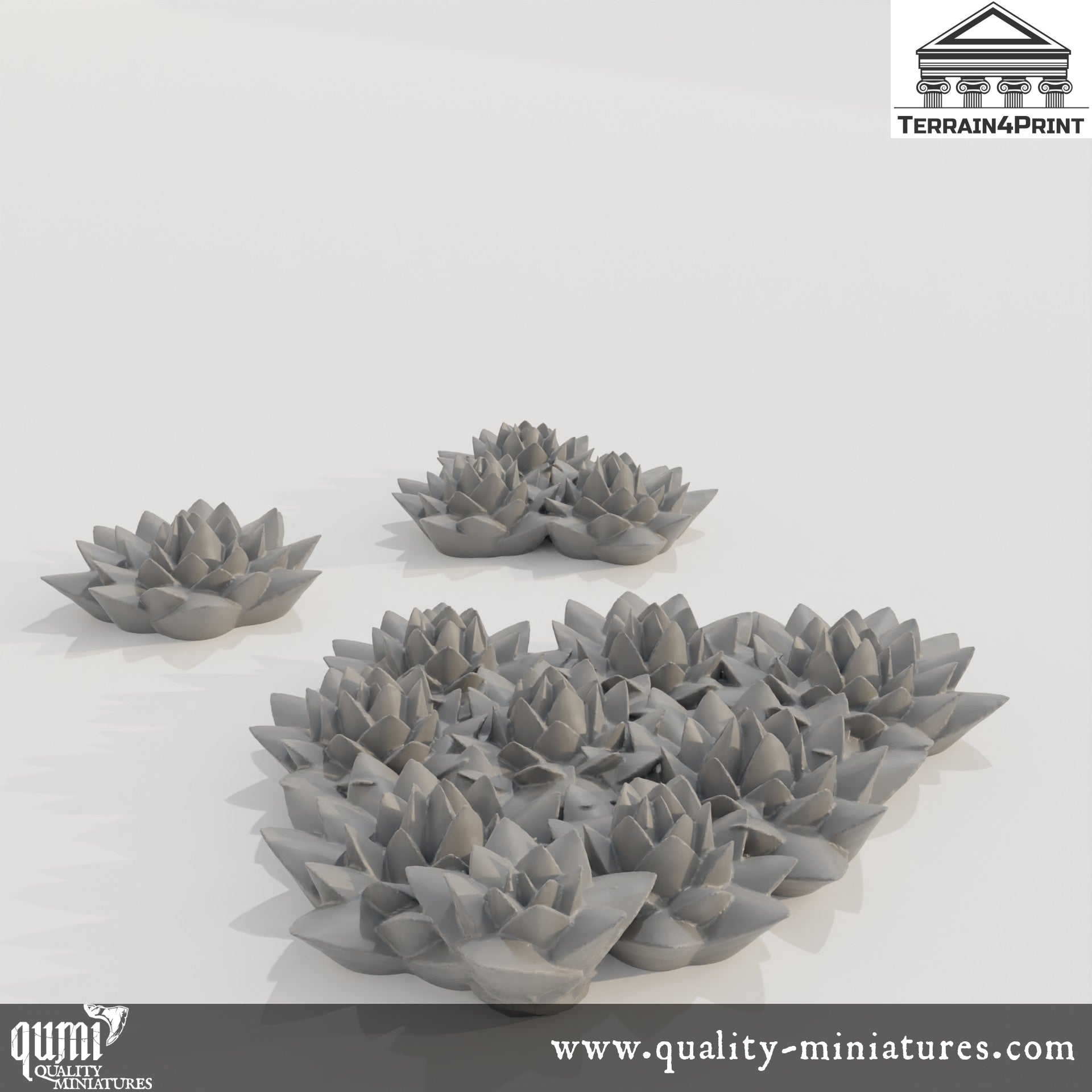 Roofleek - Resin Print - Tabletop RPG Terrain - Terrain4Print - Qumi Quality Miniatures - Qumi