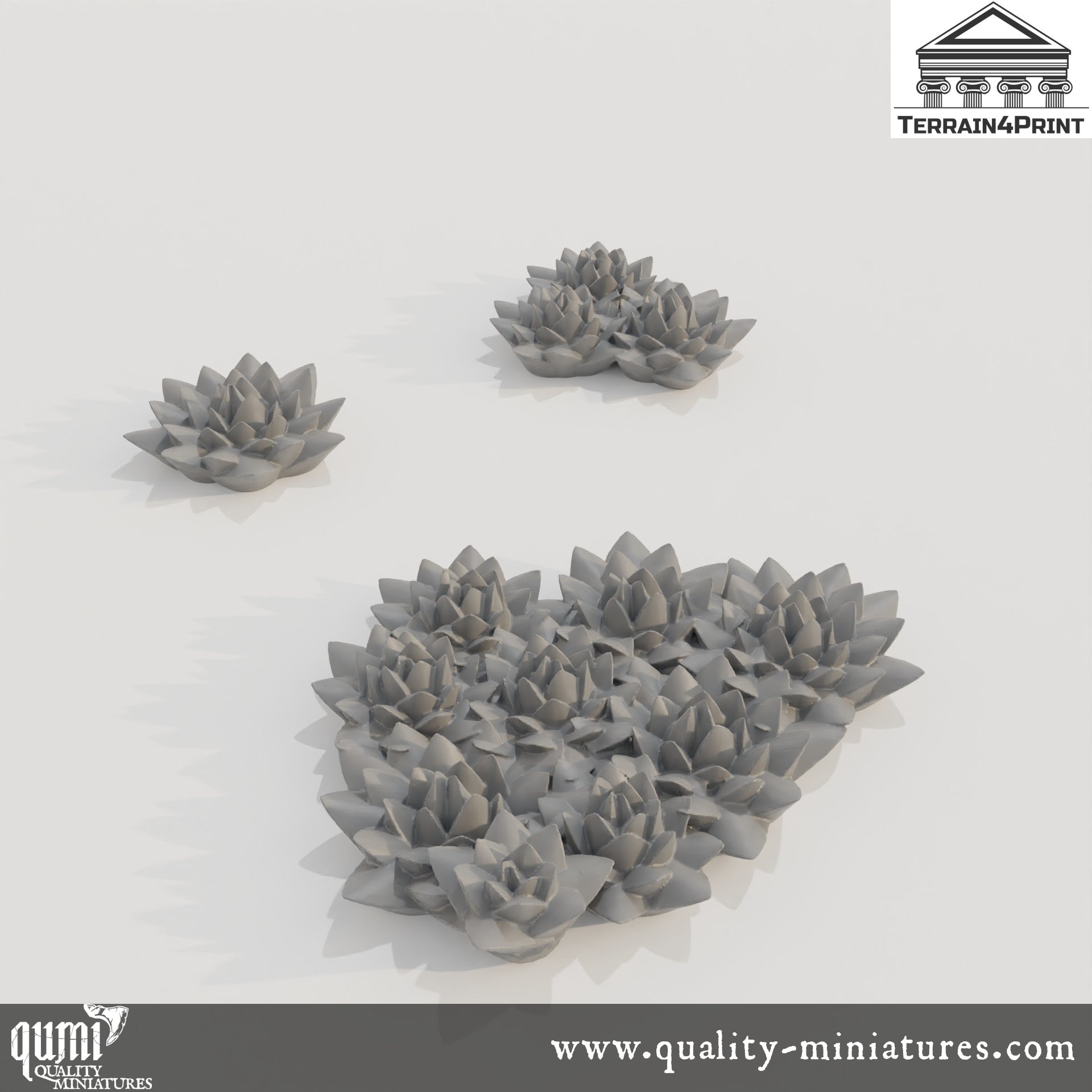 Roofleek - Resin Print - Tabletop RPG Terrain - Terrain4Print - Qumi Quality Miniatures - Qumi