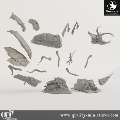 Royal Fae - 32mm Tabletop RPG Mini - Qumi - Rescale Miniatures Quality Miniatures - Qumi